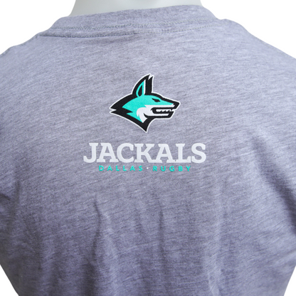 Vertical "JACKALS" T-Shirt (Grey)
