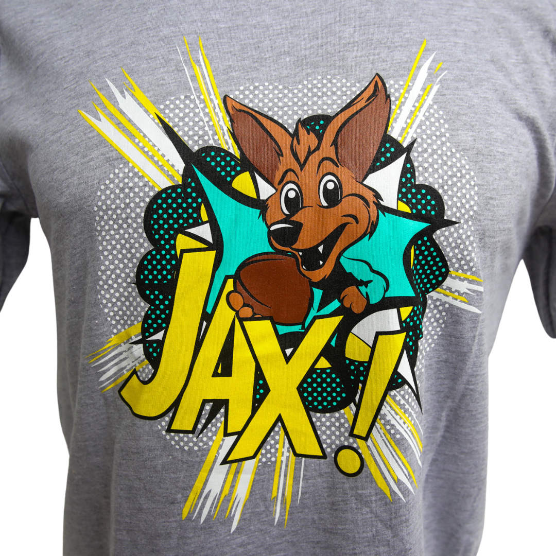 “JAX!” T-Shirt (Grey) (Youth)